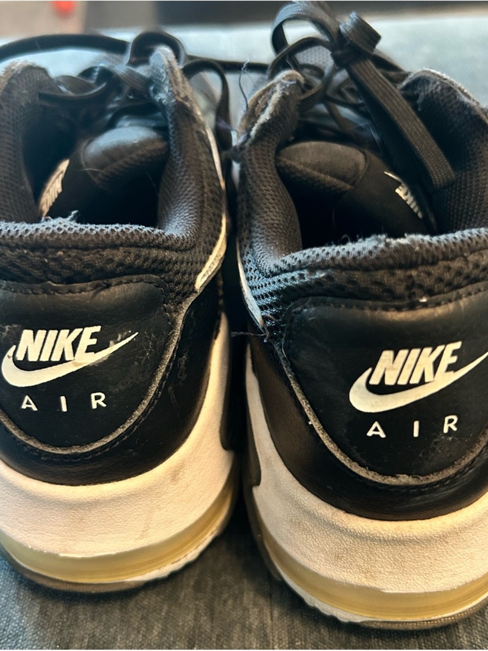 Nike Black and White Air Runners